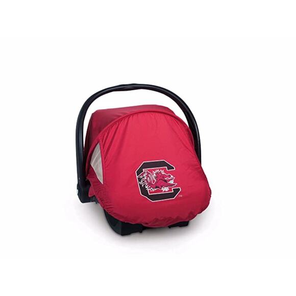 USC Gamecocks NCAA Cozy Cover Combo Pack Sun/Bug & Lightweight Car Seat Covers - Picture 4 of 4